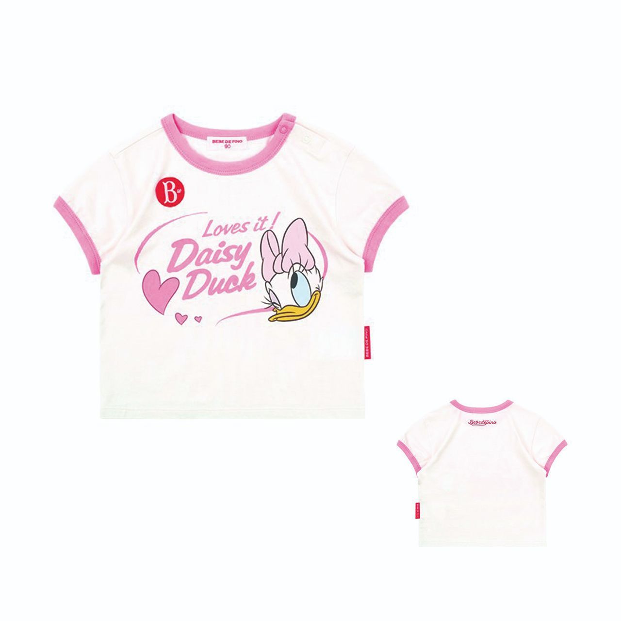 DE BEBE 上下セット | PINOデイジーダック Bambini101 - ブランド通販のBUYMA PINO(ベベドピノ)の商品一覧 1歳2歳3歳4歳 韓国ファッション トップス|ベビー服専門 デイジーダック柄ベビー半袖Tシャツ ベビー服 ベビー・キッズ ヒップ