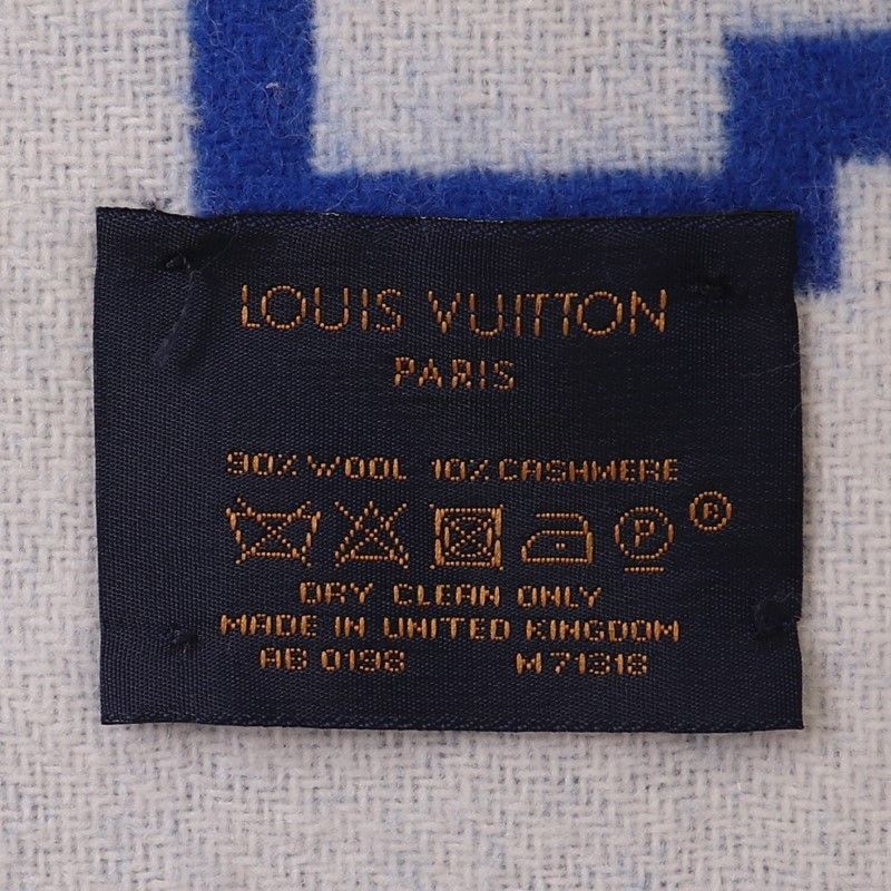 ルイヴィトンマフラー　エシャルプ・シティー ルイ ヴィトン LOUIS VUITTON エシャルプ ロゴマニア マフラー