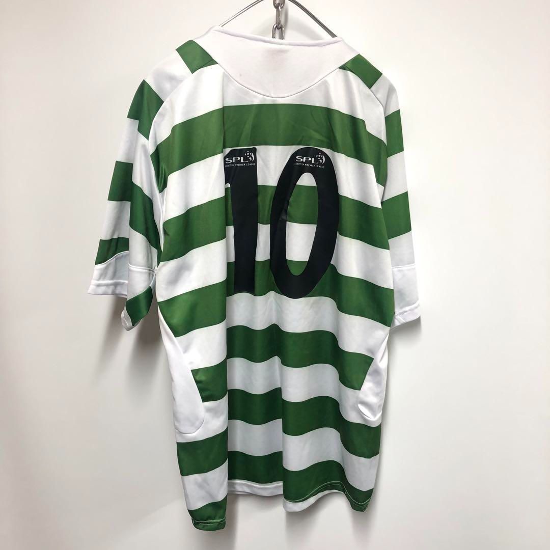 セルティック サッカー ゲームシャツ 中村俊輔 ユニフォーム 2XL相当 セルティック サッカー ゲームシャツ 中村俊輔 ユニフォーム 2XL