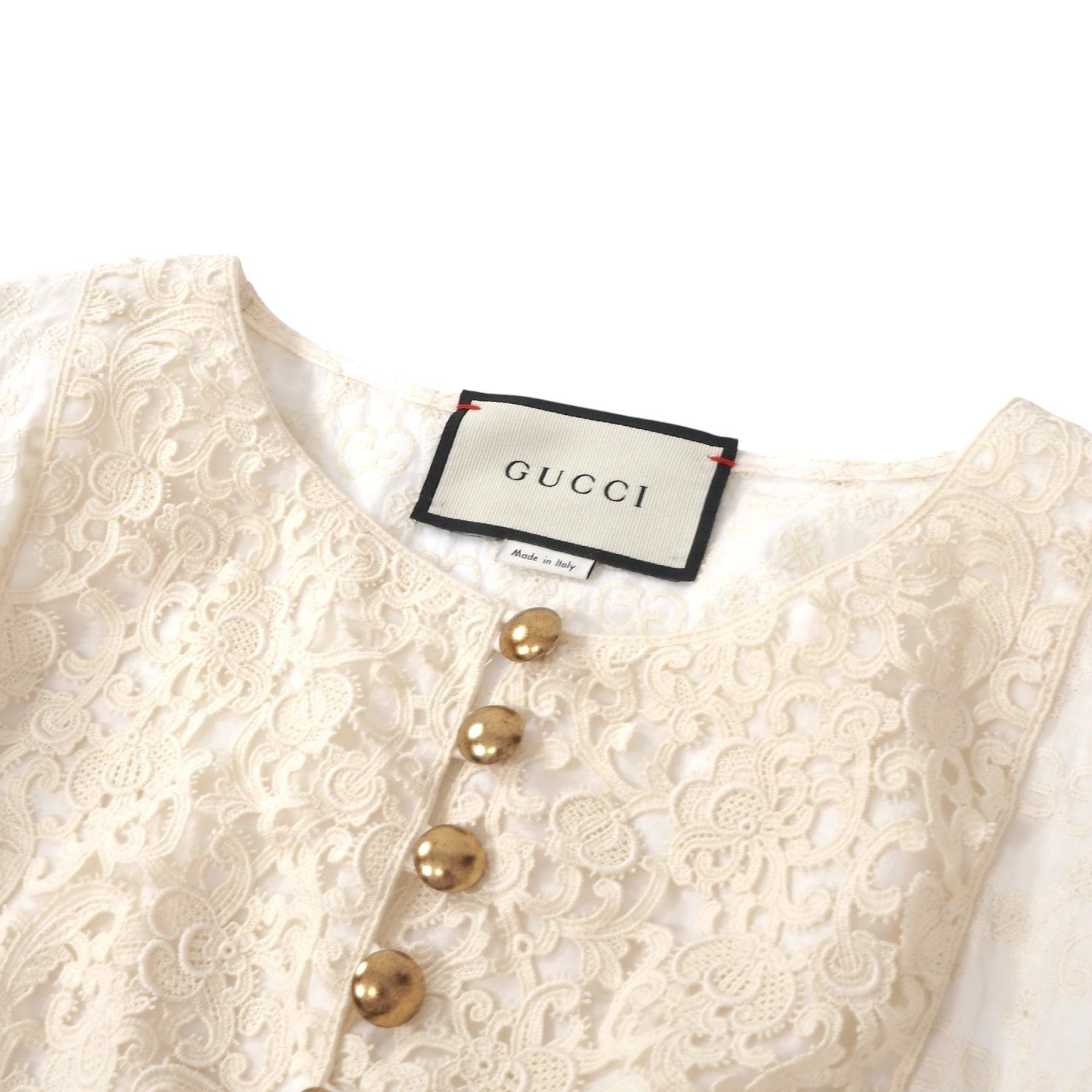 ☆グッチ レースチュニックsize40☆ M'S GRACY（レース