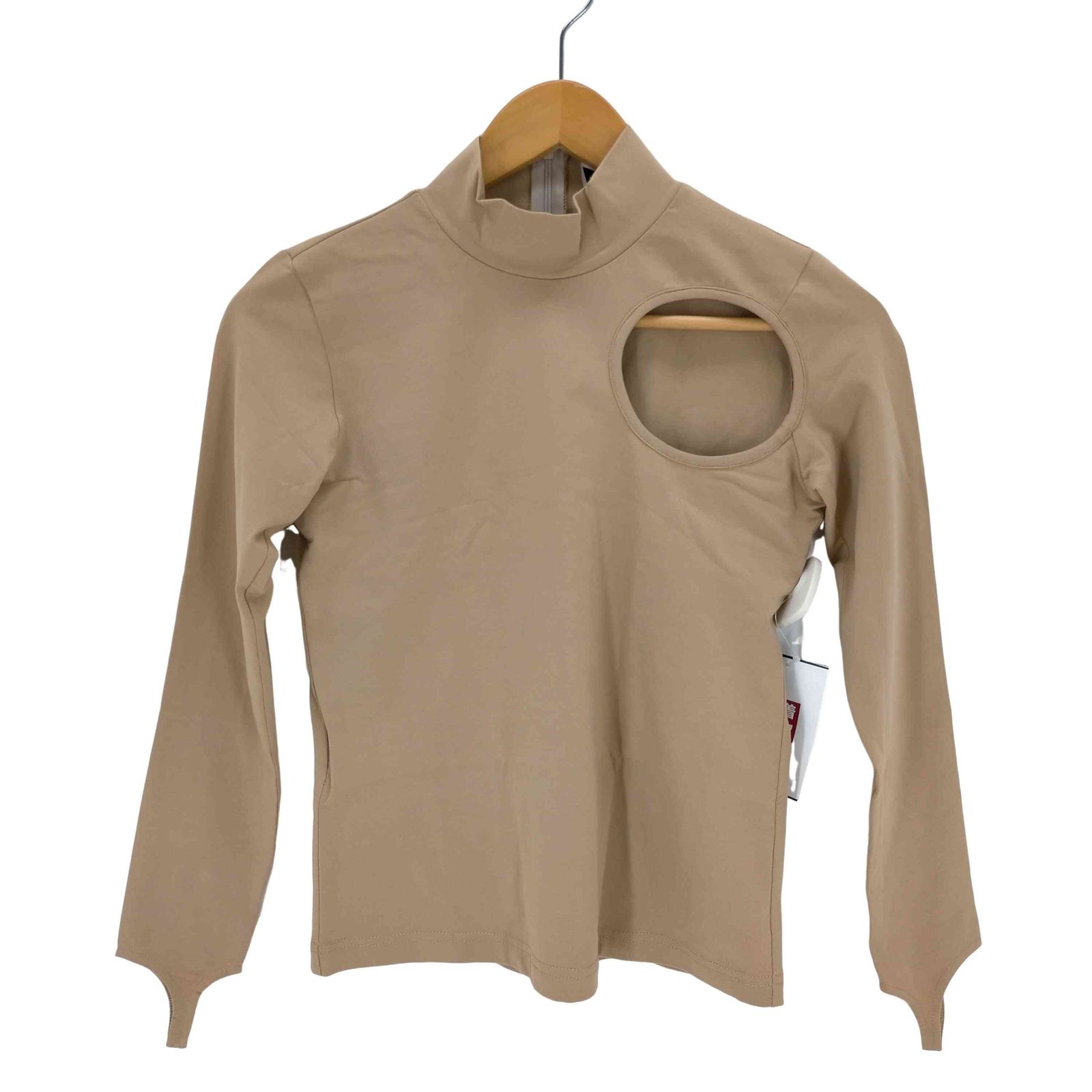 USED古着(ユーズドフルギ) {{JOHN}} NUDE FITTED CUT-OUT TOP レディー 中古 古着 0247 ユーズドフルギ USED古着 NUDE FITTED CUT-OUT TOP レディース