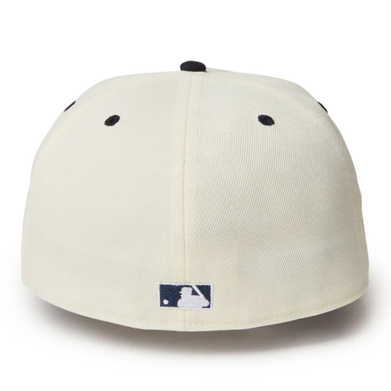 【ムラスポ公式】NEW ERA ニューエラ 5950 59FIFTY WOOL VISER ウールバイザー ニューヨーク ヤンキース クローム ネイビーバイザー 14307678 メンズ レディース