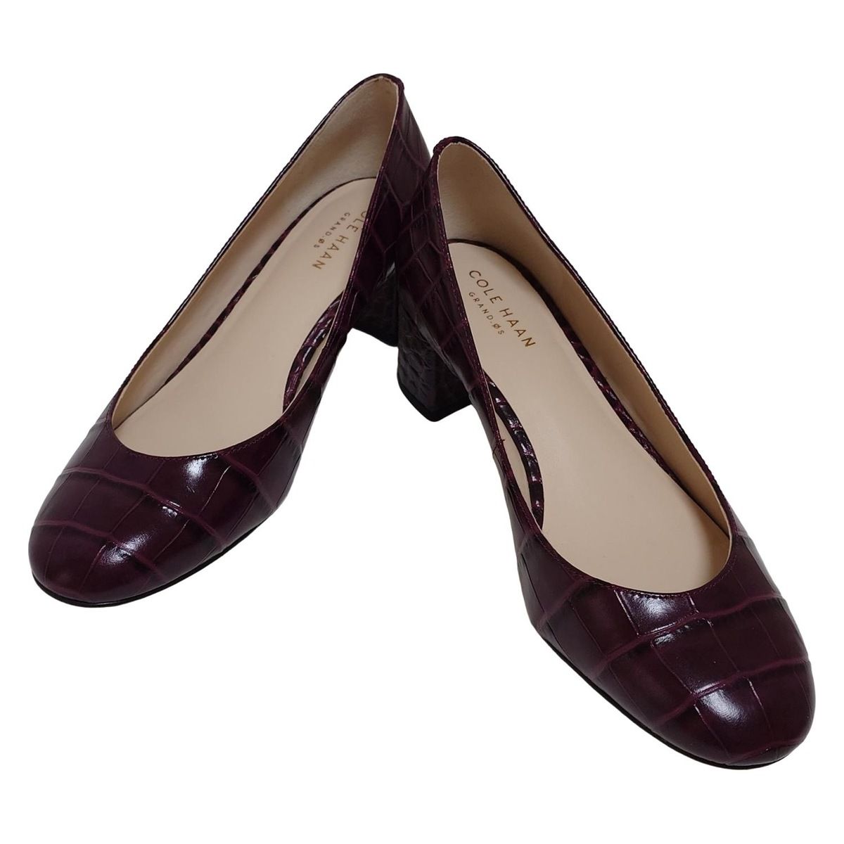美品　COLE HAAN　ポインテッドトゥ　レザー　パンプス　フォーマル　上品 15%OFF：2025SS：iCoN COLORS：ポインテッドトゥ エナメル