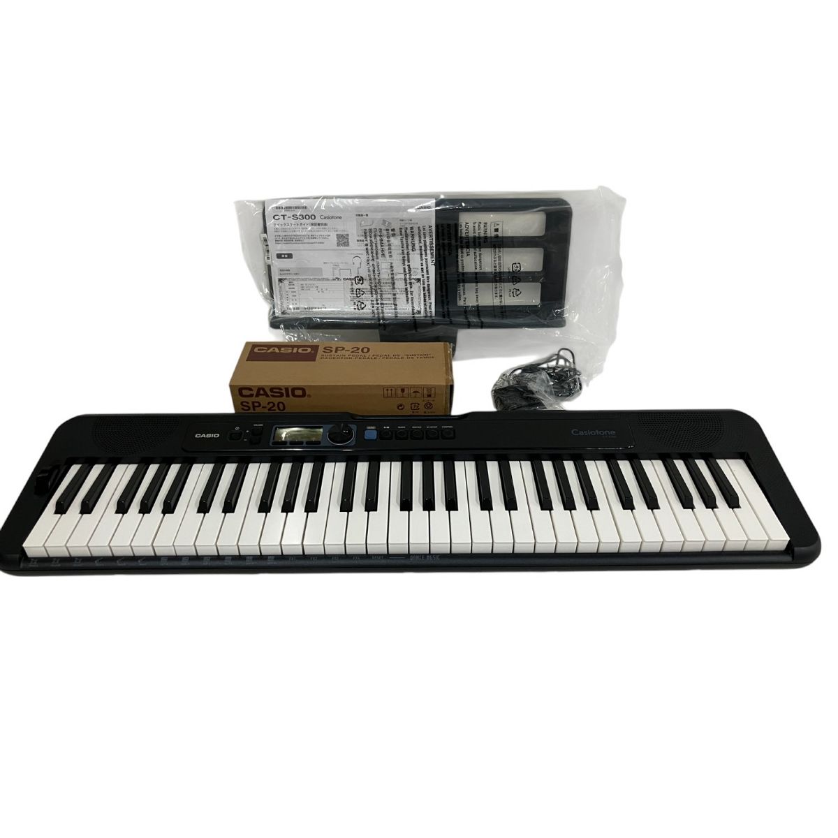 CASIO カシオ CT-S300 CASIOTONE 電子ピアノ キーボード SP-20 サスティンペダル セット 良好 B9991836