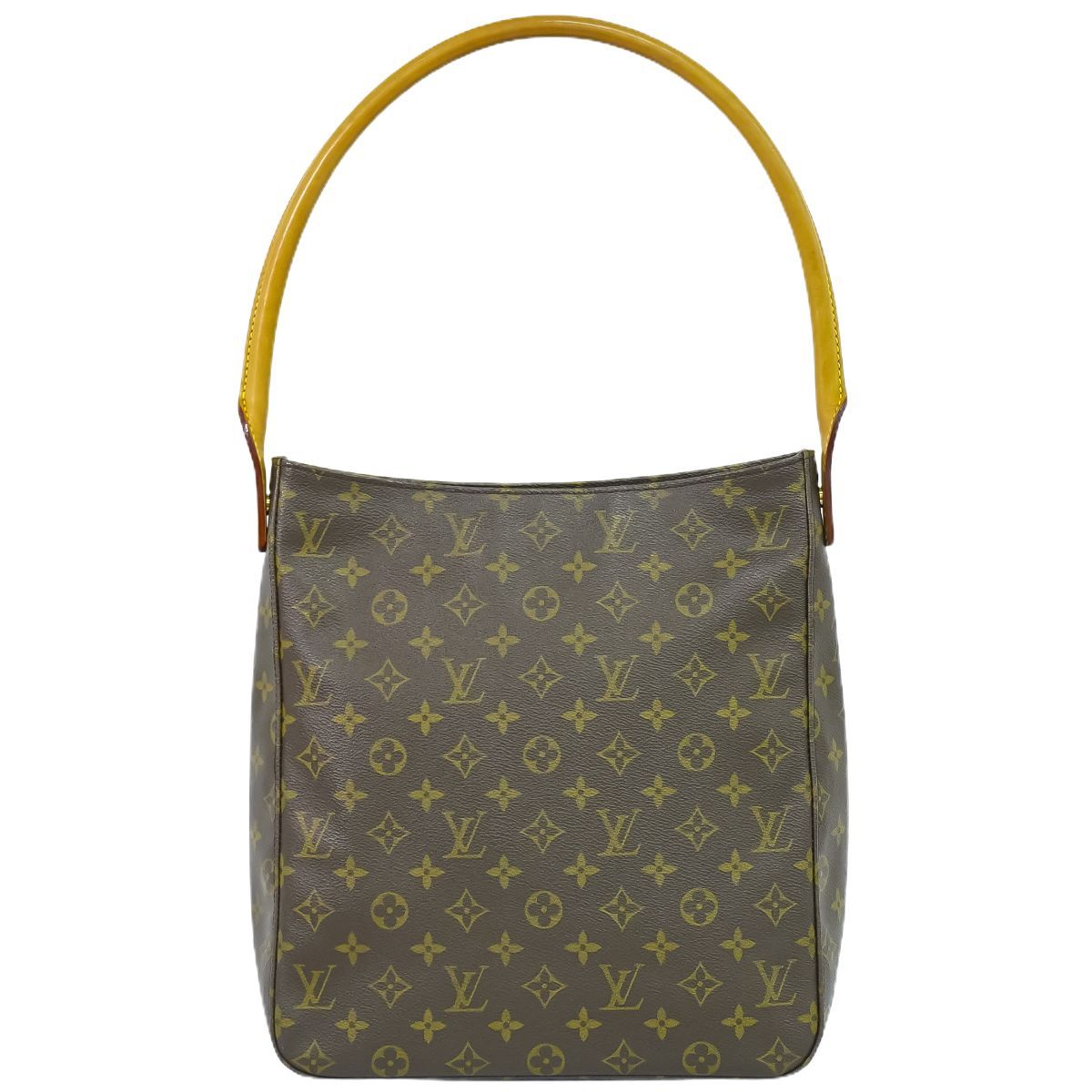 本物 ルイヴィトン LOUIS VUITTON LV ルーピング GM モノグラム ショルダーバッグ ブラウン M51145 Looping ビトン  バッグ 中古 【フォロー割】 - メルカリ