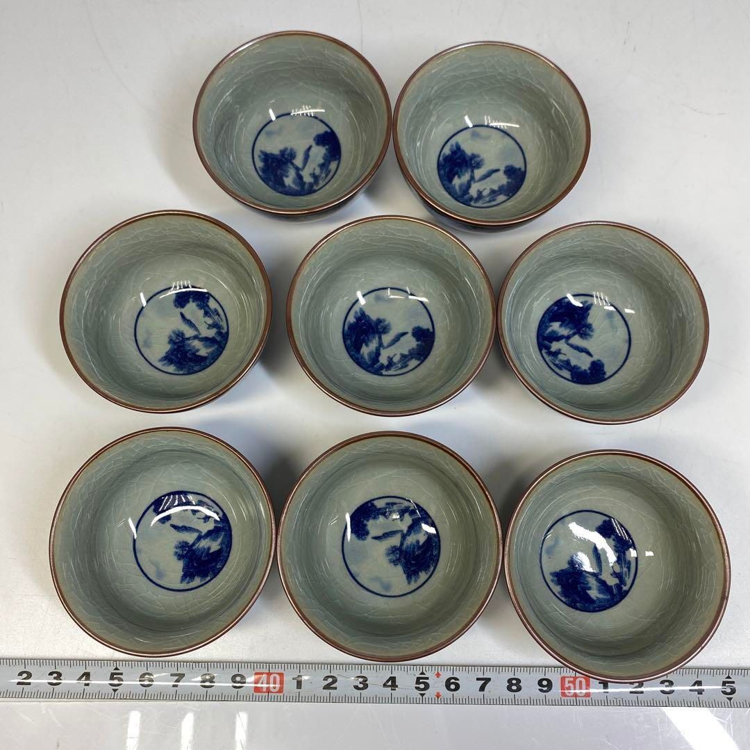 中国染付茶器セット