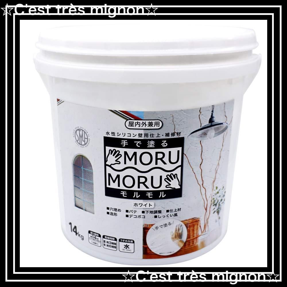 即日発送】塗料 STYLE ペンキ MORUMORU モルモル 14kg 水性 ニッペ つやなし 屋内外 日本製 4976124882548 -  メルカリ