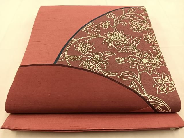 【美品】中国刺繍/刺繍/袋帯/帯/手縫い／シルバー 最高級袋帯「蘇州刺繍 丸華紋」 | 販売着物商品,袋帯,礼装用袋帯