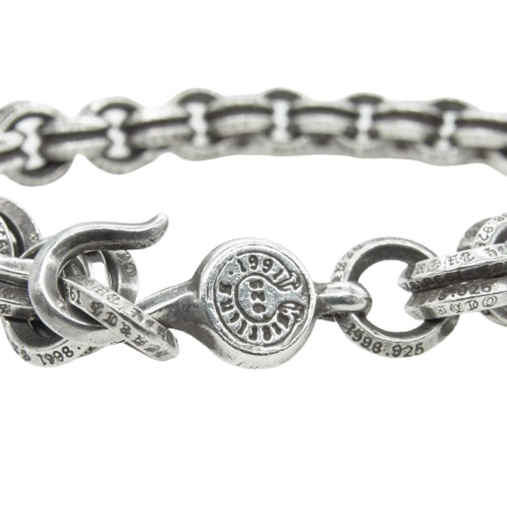 シルバー925ダブルフローラルクロスバングル / ブレスレット