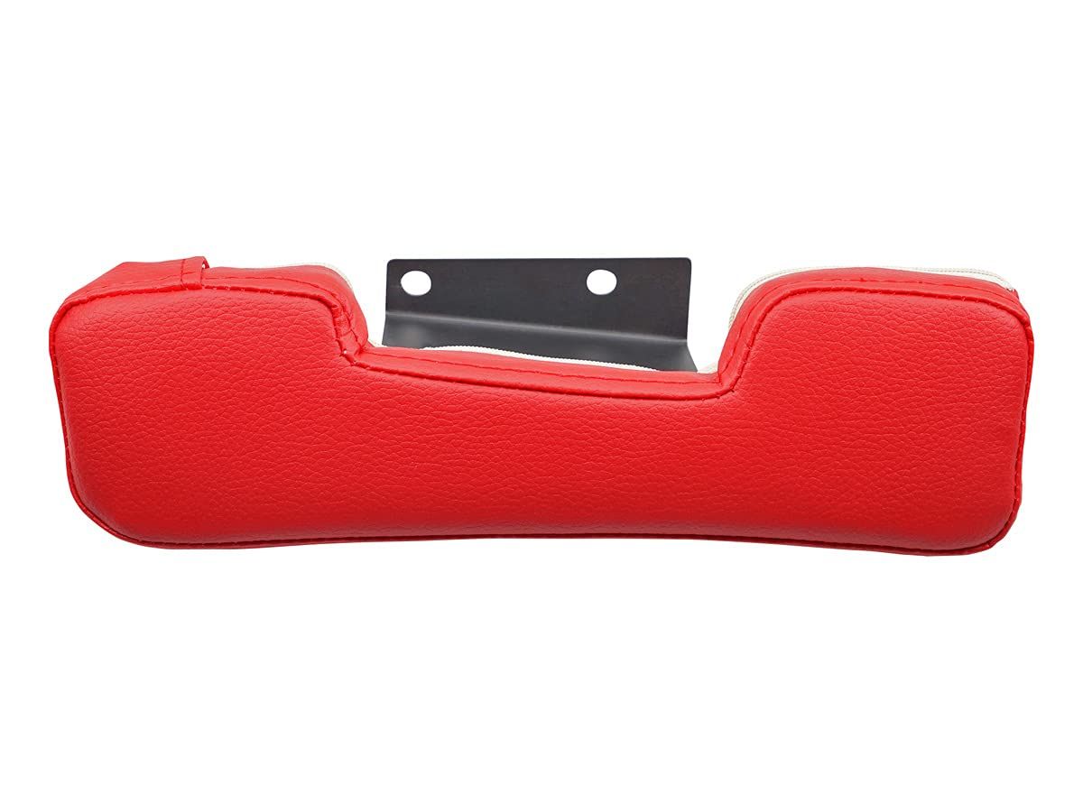 TRISTAR S ハイエース レジアスエース 200系 1型 2型 3型 4型 5型 6型 7型 8型 サイドアームレスト ドアアームレスト 肘掛け スマートフォン対応 左右セット レッドレザー