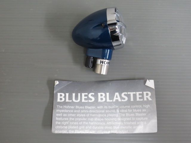 新品　ホーナー　HOHNER　ダイナミックマイク　ハーモニカ用　未使用　ブルーブラスター　Blaster　Blues　ブルースハープ用マイク　#J20230217-