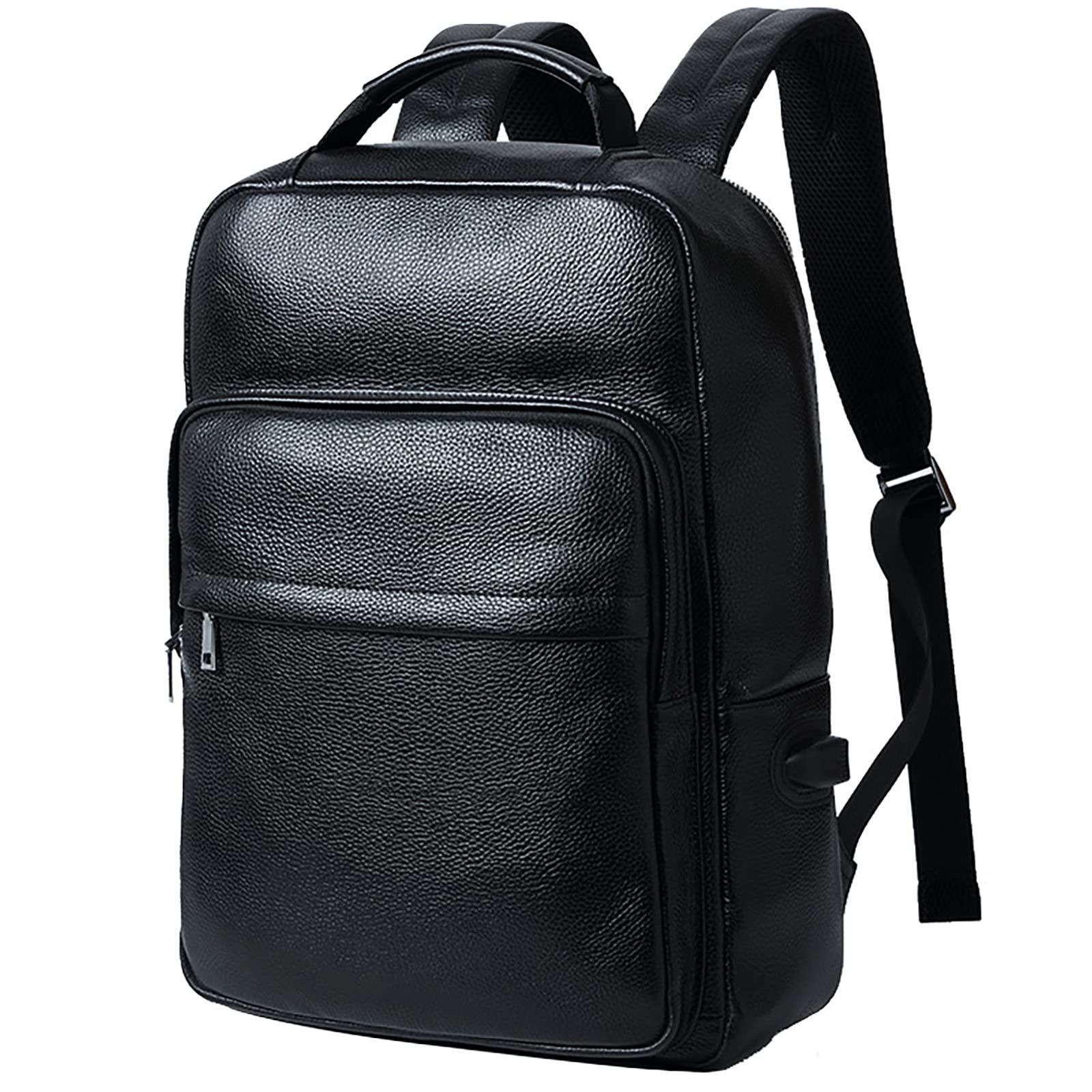 Ariga リュック メンズ 本革 牛革 スクエア 17インチPC収納 A4 レザー 防水 大容量 リュックサック バックパック ビジネスリ 人気商品[Ariga] リュック メンズ 本革 牛革 17インチPC収納 A4