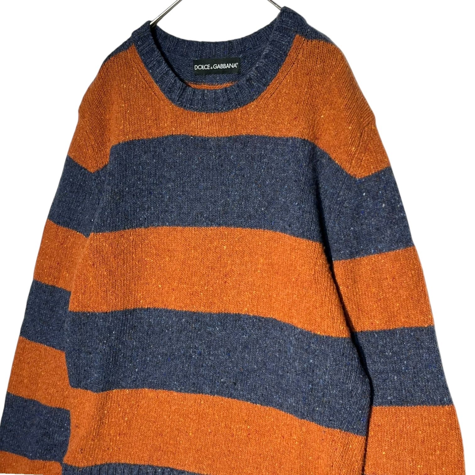DOLCE&GABBANA(ドルチェ&ガッバーナドルガバ) back plate border knit 
