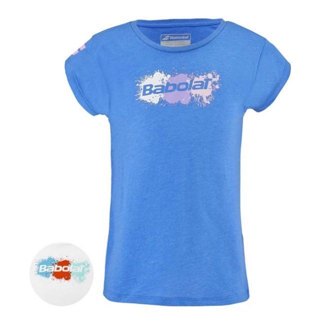バボラ(Babolat) ジュニア(ガールズ) EXERCISE エクササイズ 半袖Tシャツ 4GS23444(23y2mテニス)【メール便発送】(310019964)