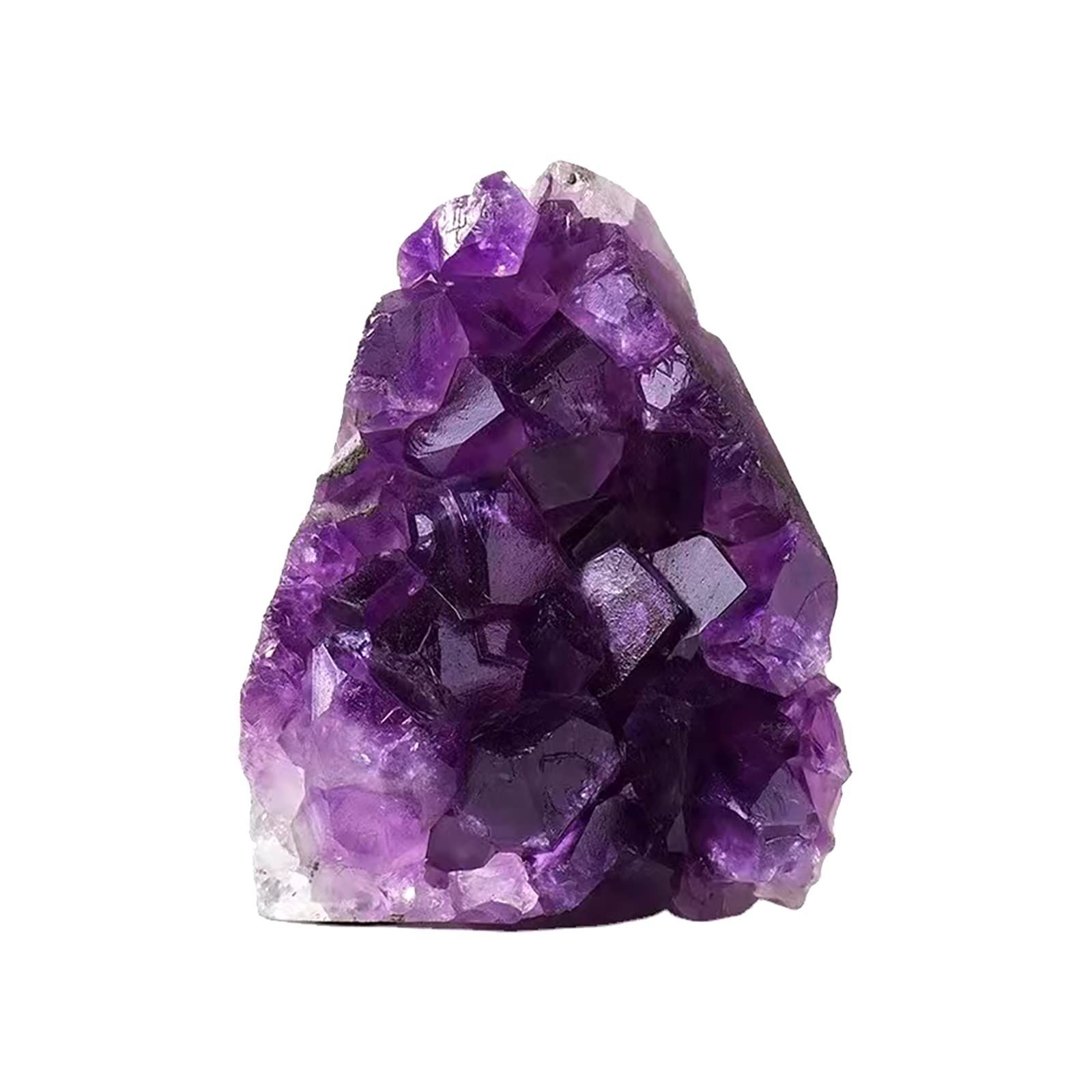 完全天然石 アメジスト原石 34-39mm 紫水晶 美しい紫色を帯びた水晶