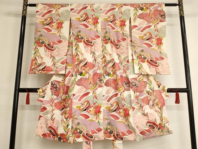 犬の袴✨本格着物&袴セット 西陣織金襴 和宝 金茶×黒 M 犬服 金襴袴