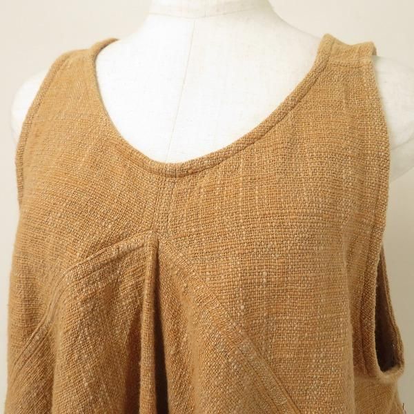 うさとの服★ノースリーブチュニック★ usaato うさとの服 うさと ウサト usaato ベージュ ノースリーブ