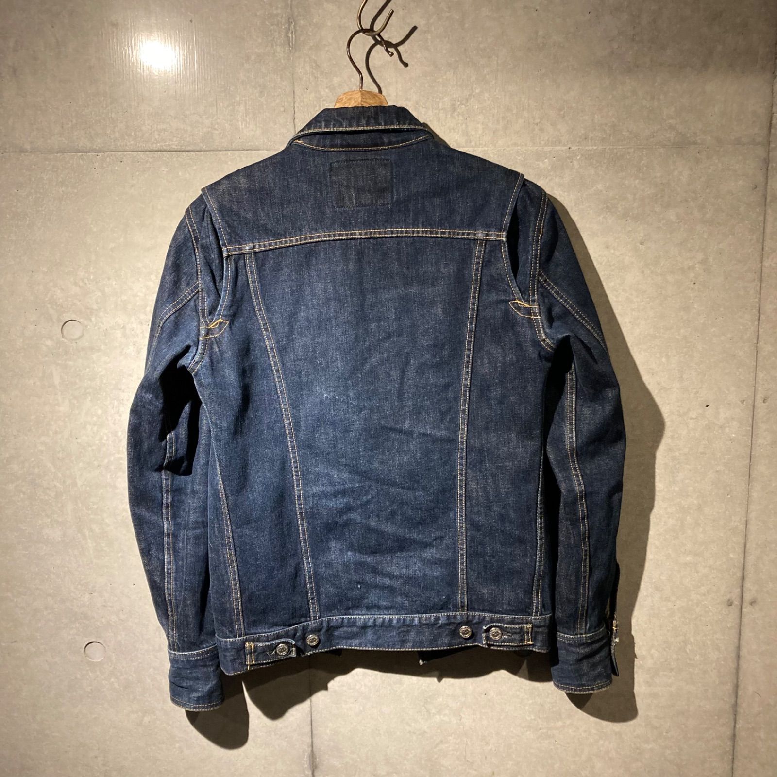 BACK BONE 刺繍 デニムジャケット バックボーン Gジャン Mサイズ 