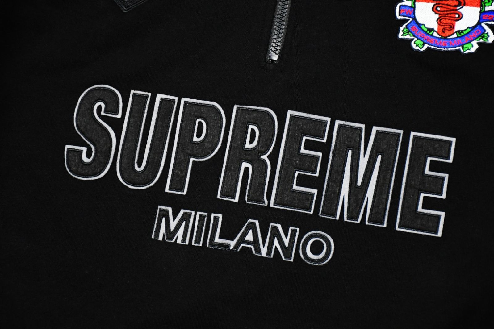 supreme Milano 22fw half zip