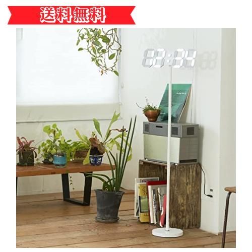 happy-shops 【リラックス】 RELAX SEGLOCK STAND セグロック スタンド 大型 LED 時計 置時計 掛け時計 デジタル SIN05060-01