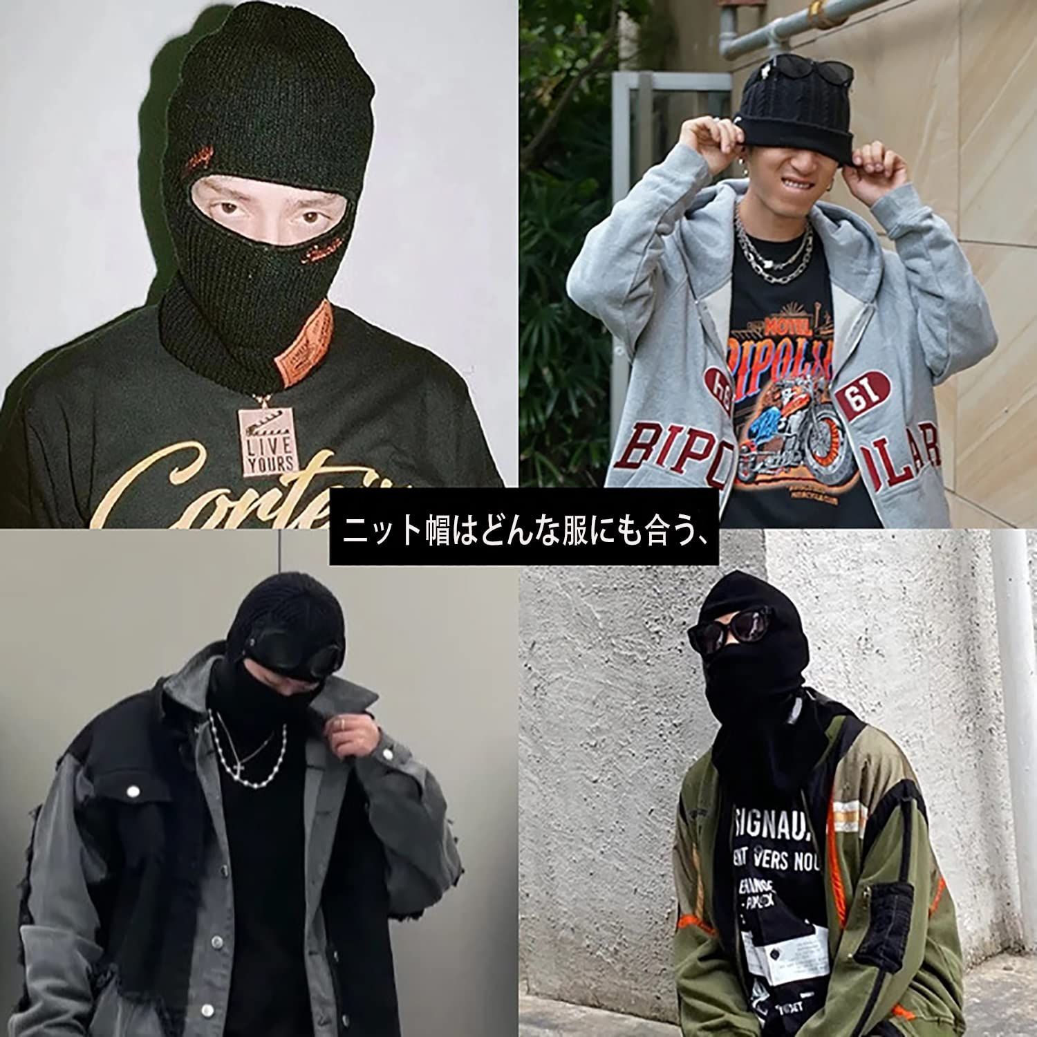 新品未使用 W face knit JK ブラック ジャケット/アウター ダッフル