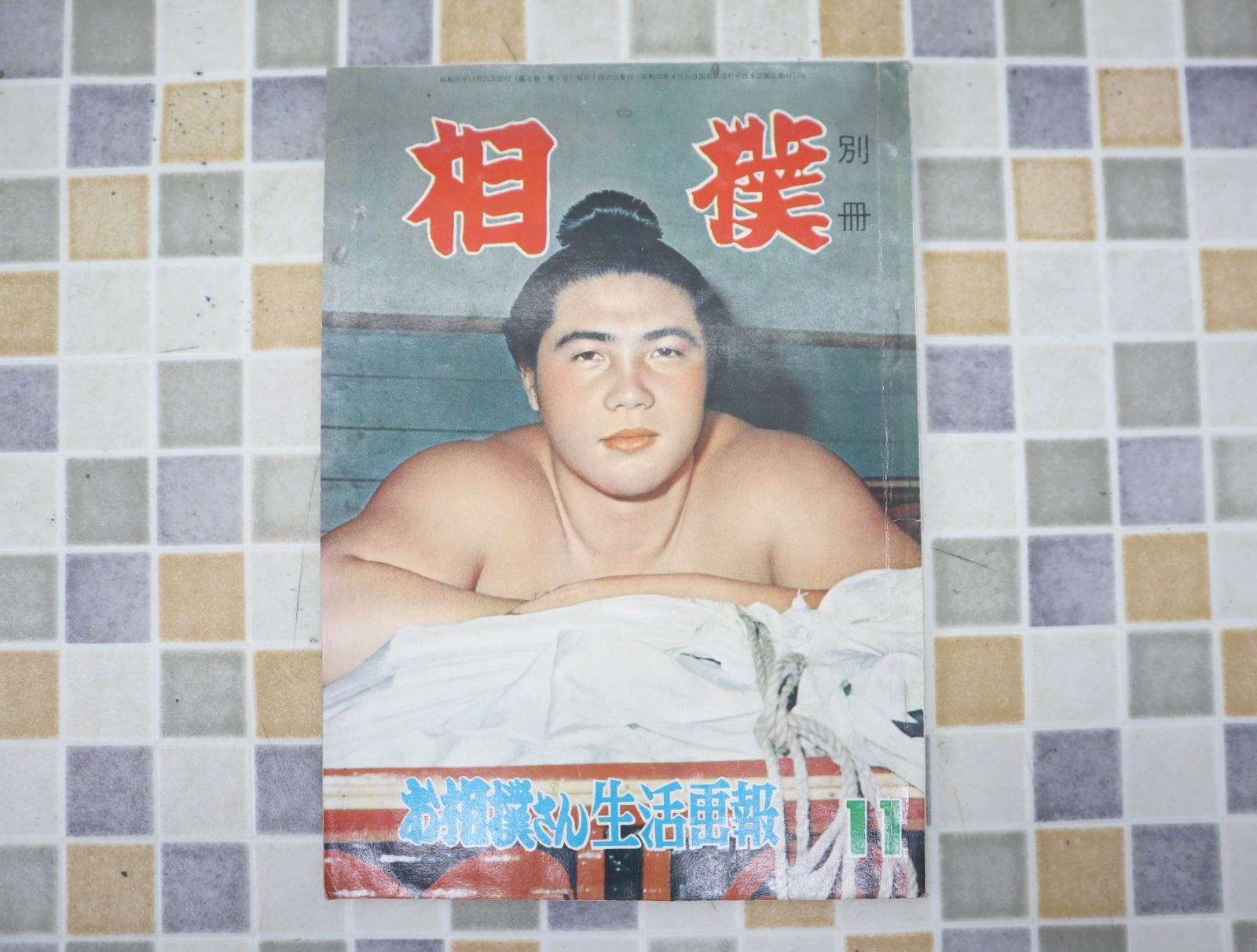 ∧1960年 昭和35年11月25日号 発行｜相撲 別冊 お相撲さん生活画報｜ベースボールマガジン  レトロ レア 希少｜ 11月号 O0606