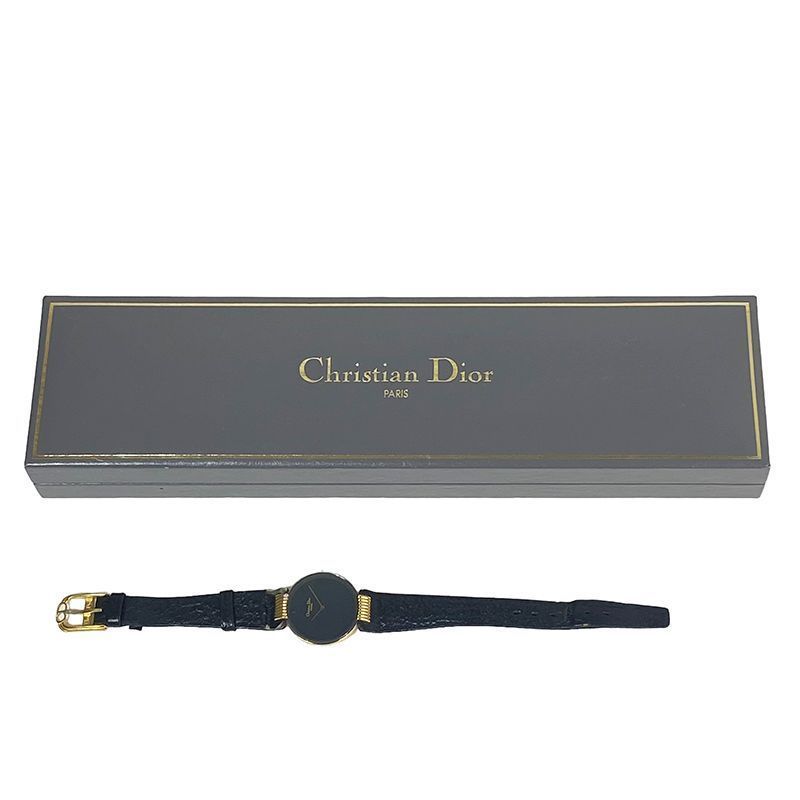 Dior 0 ディオール Christian ブラックムーン バギラ USED-BChristian