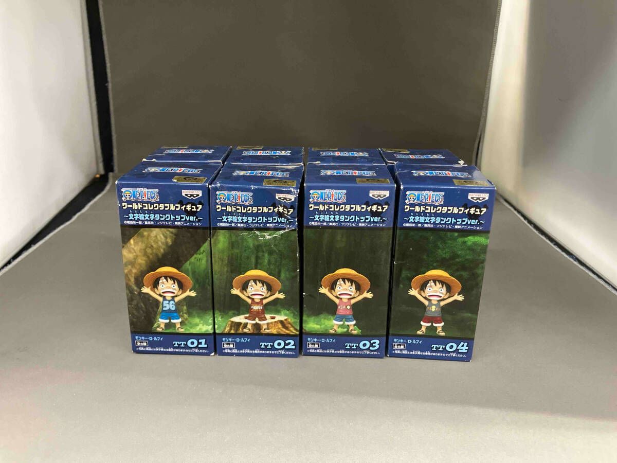 【未開封】ONE PIECE 文字絵文字タンクトップVer ６体セット 全8種セット]バンプレスト ワンピｰス ワｰルドコレクタブル