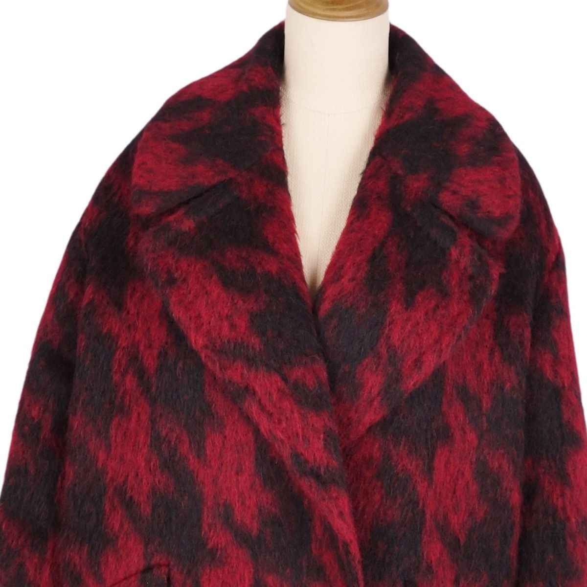 未使用 タリアトーレ TAGLIATORE コート ロングコート 千鳥格子 コッ