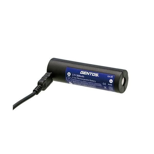 （まとめ） GENTOS GF-016RG用専用充電池 GA-09 〔×3セット〕