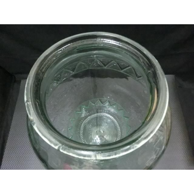 【全品送料無料】 中古美品 花瓶 吹きガラス ガラス大瓶 イタリア製 ビンテージ 工芸ガラス