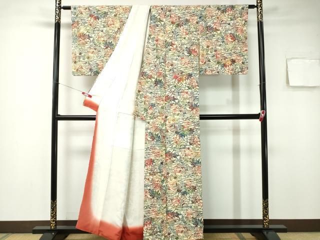 平和屋着物＊夏物 小紋 紗 吉祥文 正絹 逸品 CAAT1391ev