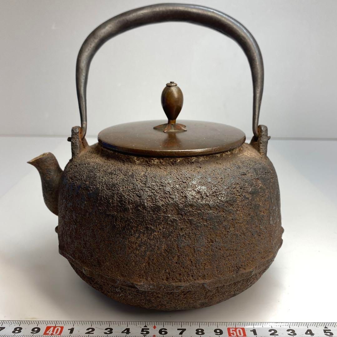 大日本 名越昌晴造 鉄瓶 1598g 東Y6-0531 トコヒ