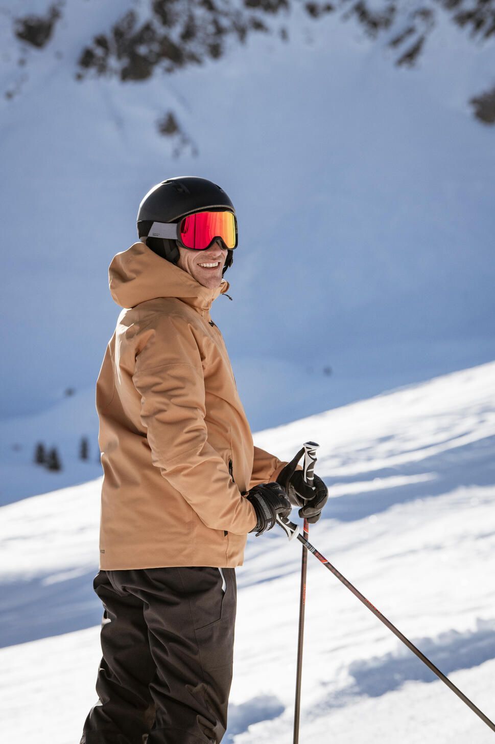 DESCENTE デサント☆スキーパンツ（L）グレー スノボ メンズ