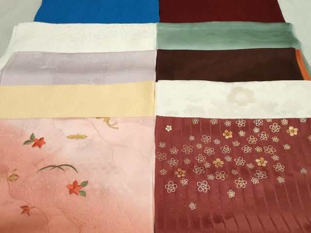 平和屋着物 和装小物 帯揚げ10枚セット 正絹 DAAV8200by