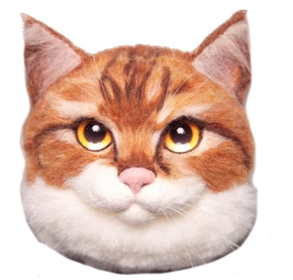 Monshop】羊毛フェルト キット リアル 猫 羊毛フェルト キット