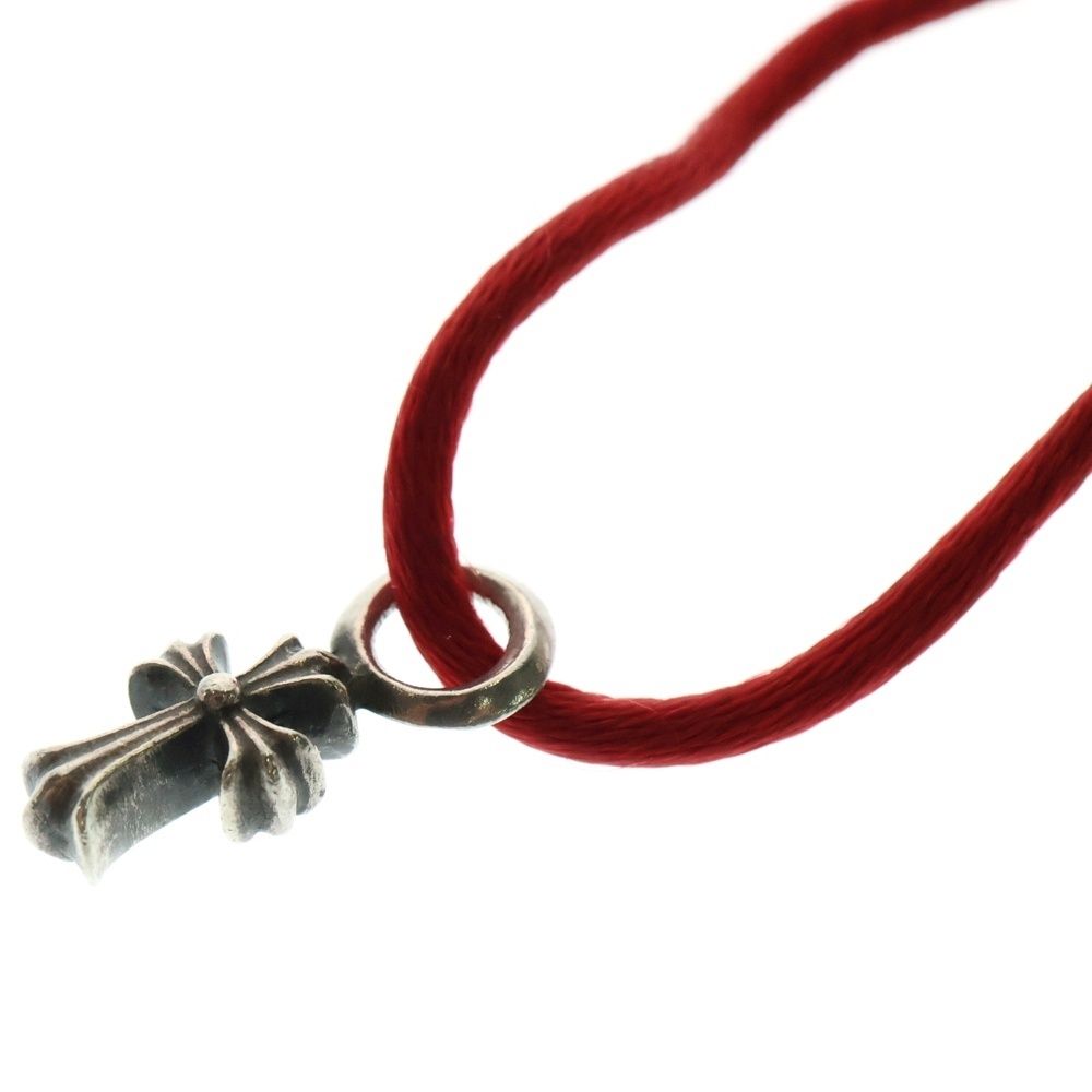 CHROME HEARTS クロムハーツ KZ BRACELET CH CRS スタッククロス ブレスレット レッド|シルバー