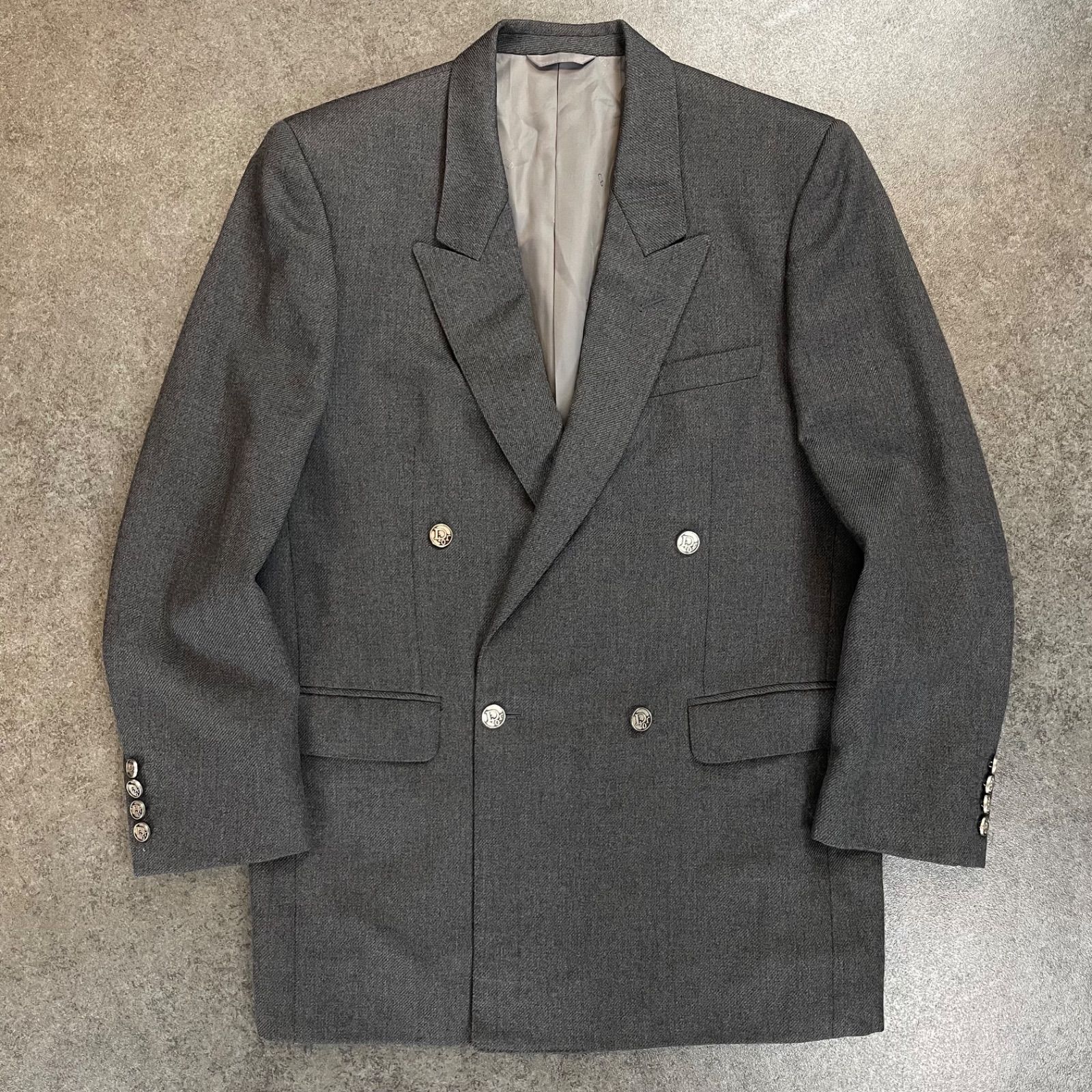 Chrstian Dior MONSIEUR   ディオール　ウール　ジャケット Vintage Christian Dior Monsieur Wool Blazer Single Breasted