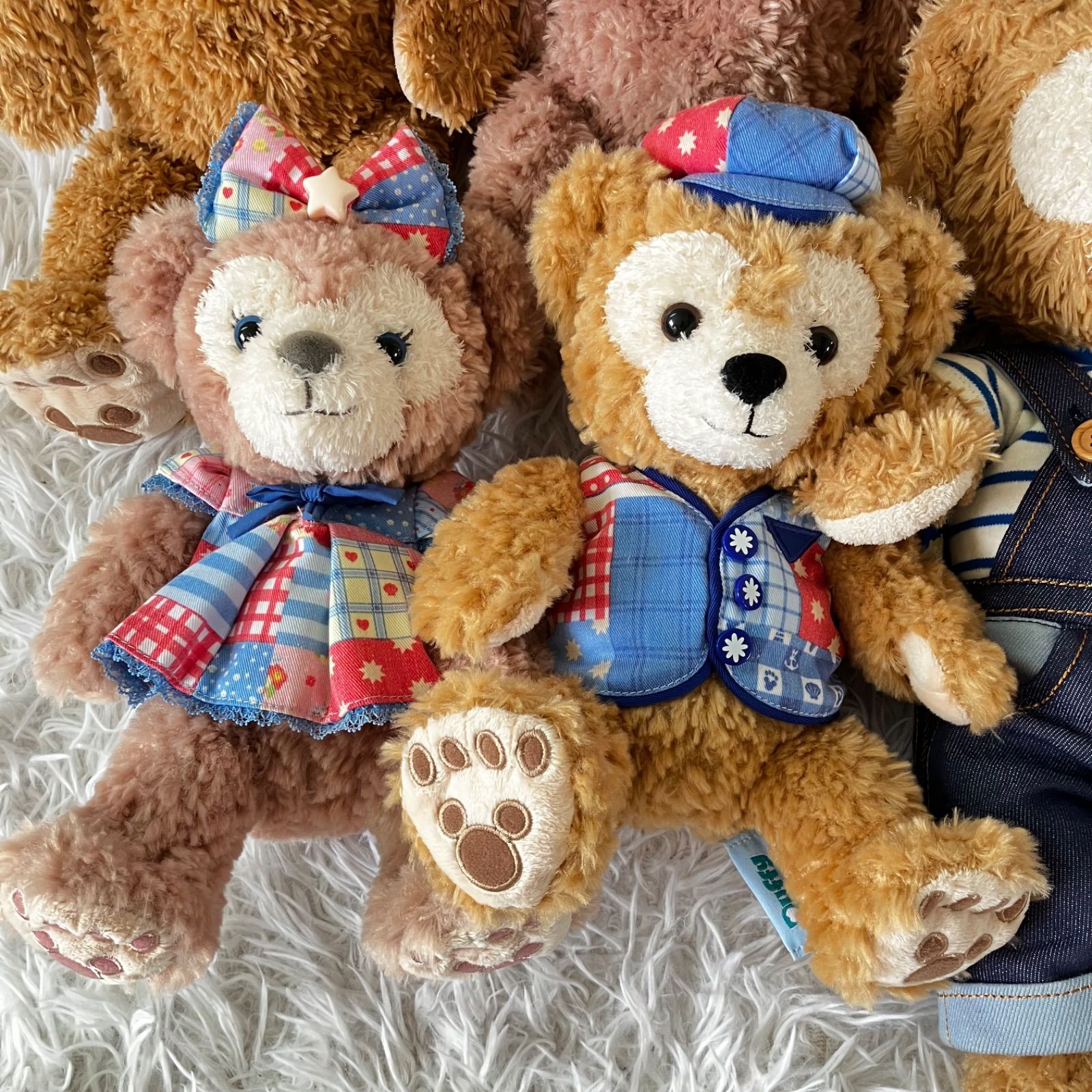 ダッフィー ディズニー ぬいぐるみ シェリーメイ ぬいぐるみバッジ