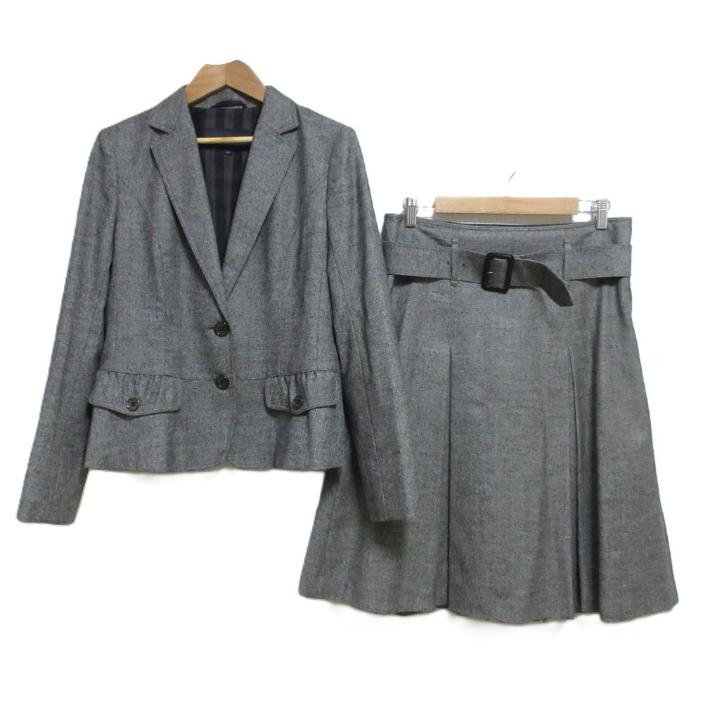 バーバリー ロンドン スーツ セットアップ ウール ジャケット スカート