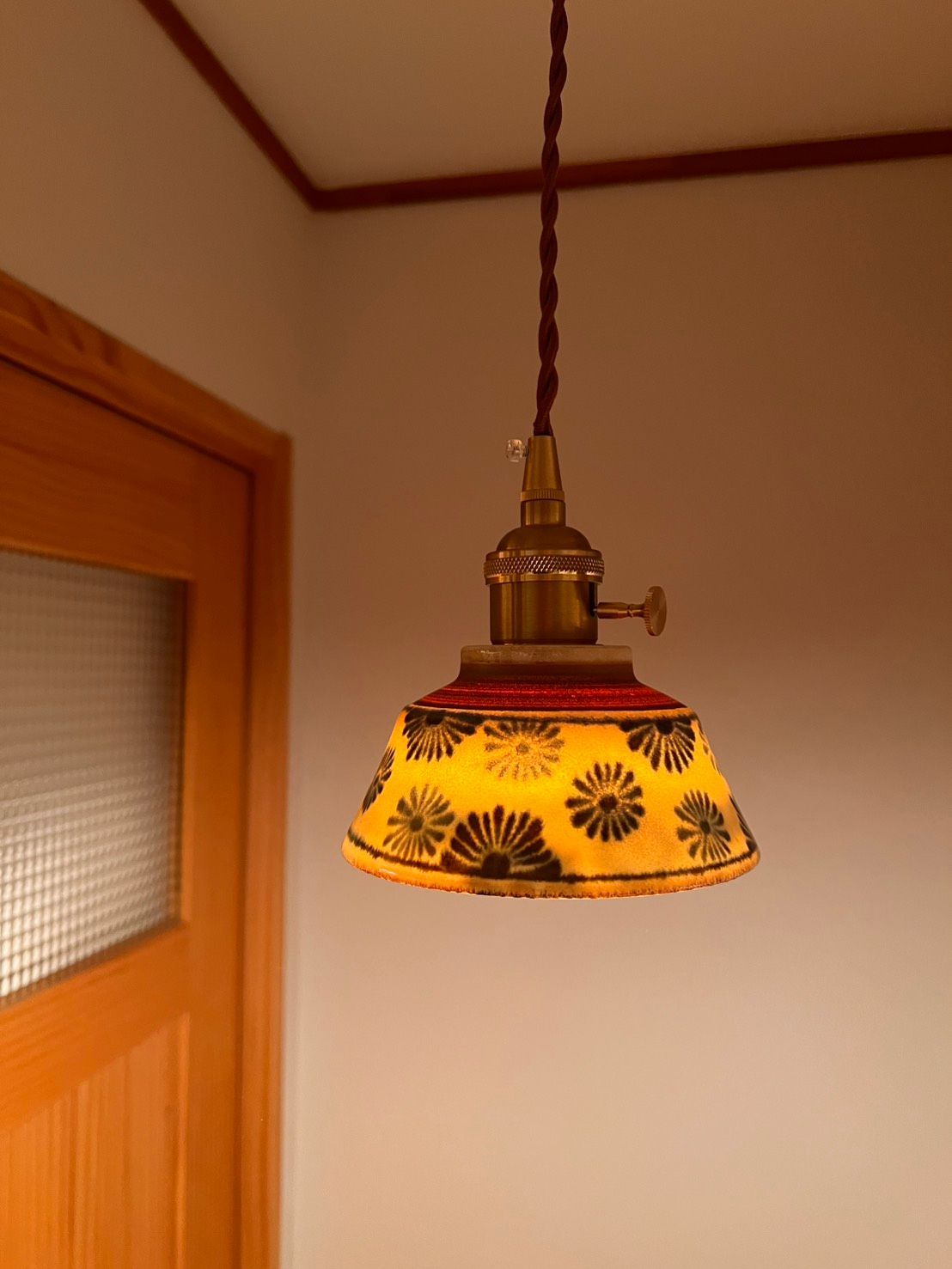 陶器ペンダントライト Japan