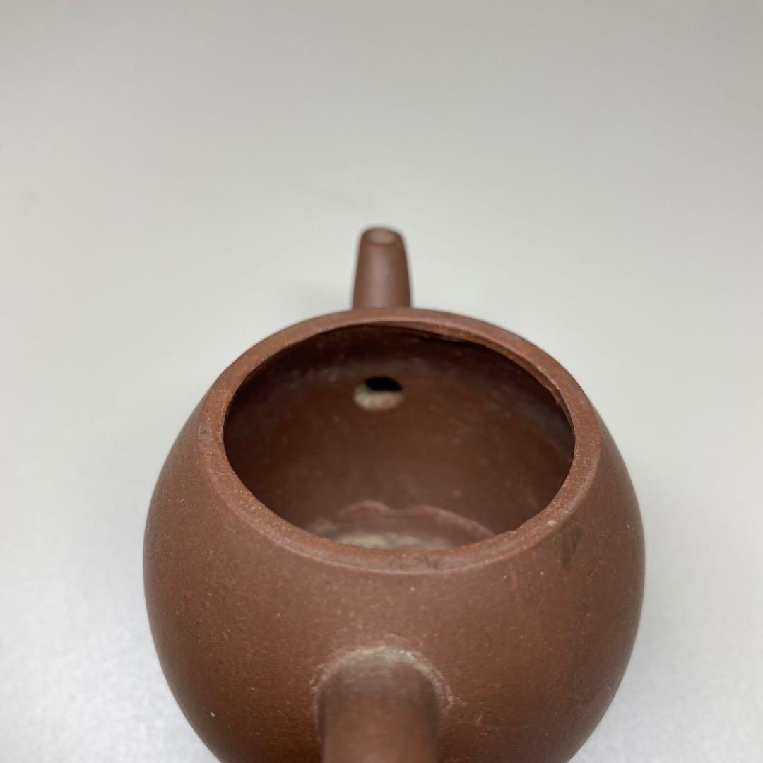 中国清時代　萬豊順紀　朱泥急須　横幅約9.5㎝　東Y6-0822☆2Fトニコ 中国清時代 萬豊順紀 朱泥急須 横幅約9.5㎝ 東Y6-0822☆2Fトニコ