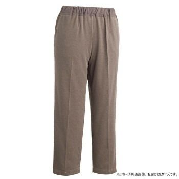 ケアファッション おしりスルッとさらさらカチオンライトパンツ(婦人) ベージュ L 82089602