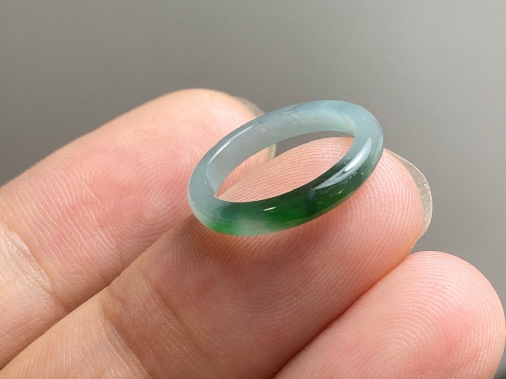 指輪 リング 本翡翠 氷ヒスイ フリーサイズ 誕生日プレゼント お手作り