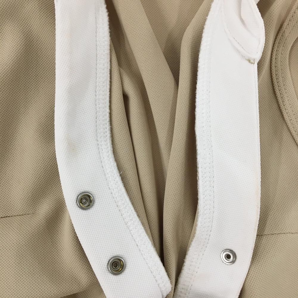 美品】デサントゴルフ ノースリーブ ポロワンピース ベージュ
