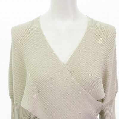 SEEALL シルクカシミヤリブクロス　トップス SEEALL | シルクカシミヤリブクロスセーター – H+HELIOTROPE