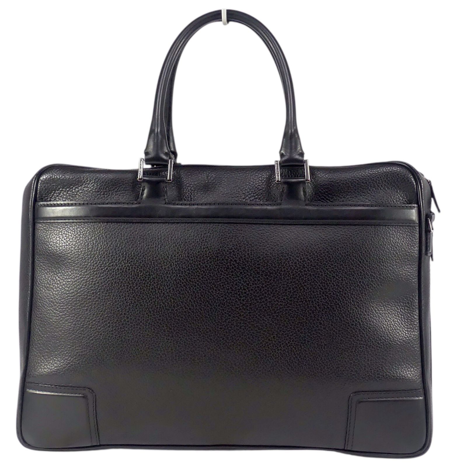 ✨極美品✨ a.testoni アテストーニ 本革 ビジネスバッグ 黒 a.testoni - テストーニ／testoni バッグ ブリーフケース