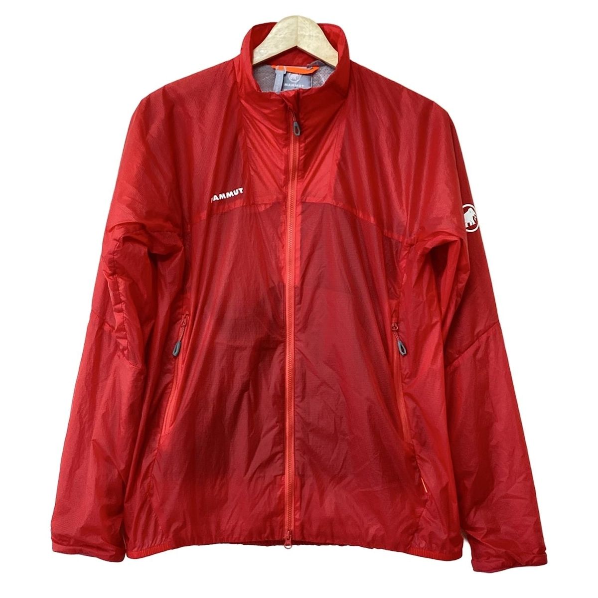 MAMMUT マムート ブルゾン サイズASIA L レディース - レッド 長袖 ジップアップ 春 秋