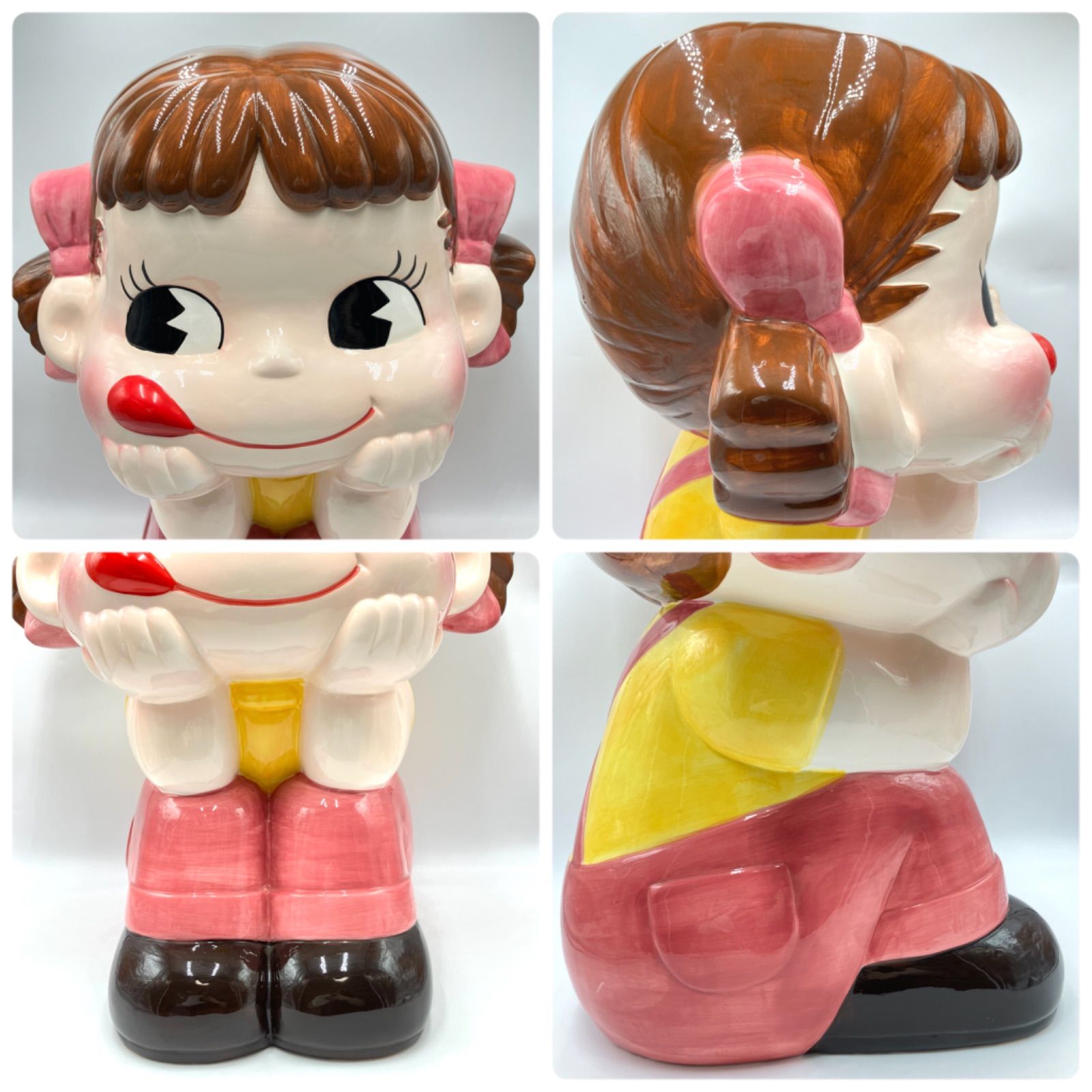 ✨美品✨不二家 ジャンボペコちゃん人形 陶器製 非売品 - メルカリ
