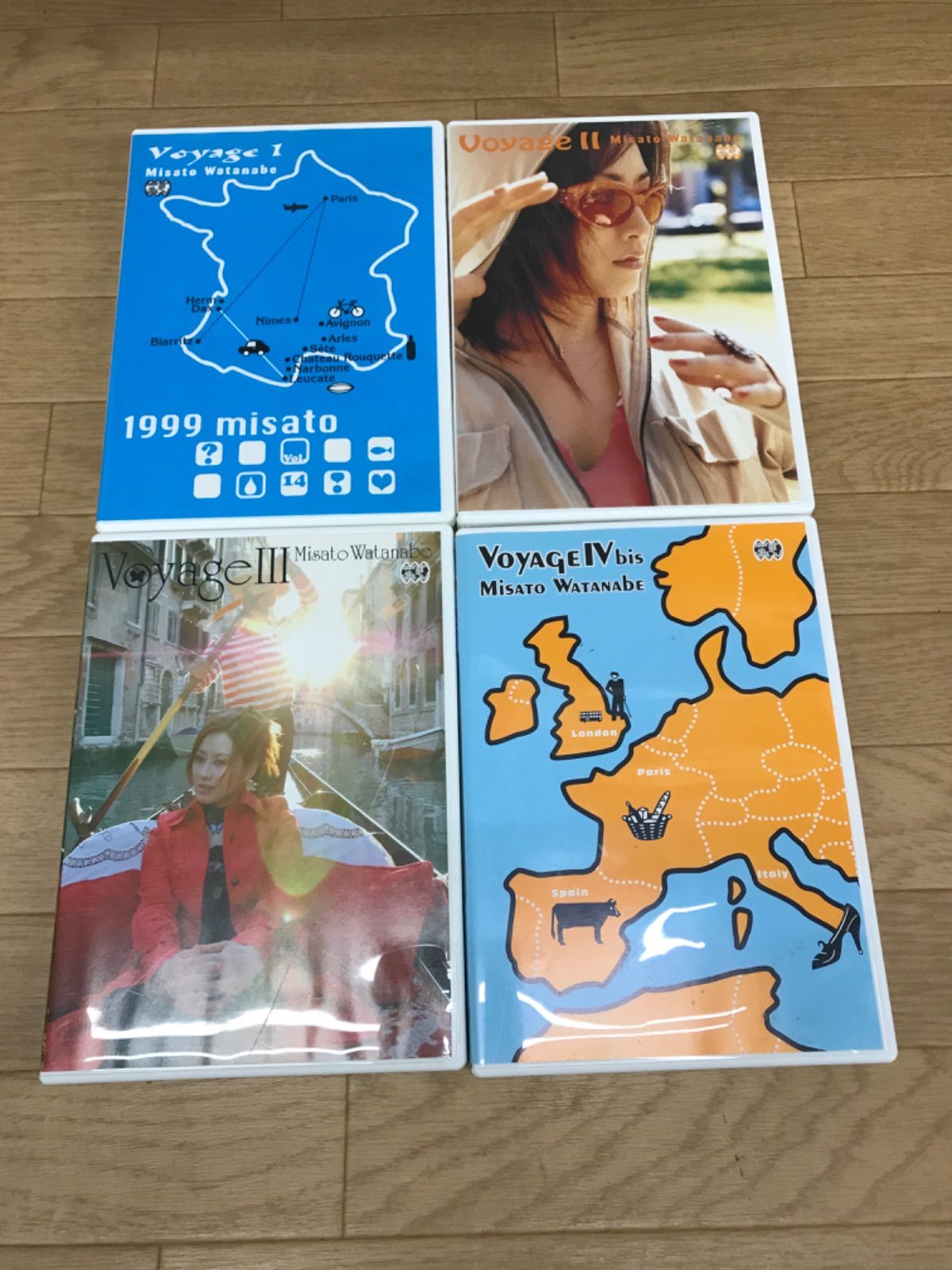 ☆渡辺美里 Voyage I ・Ⅱ・Ⅲ・Ⅵbis DVD4枚セット《HT31E